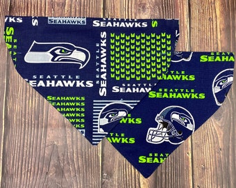 Seattle Seahawks Over the Collar Reversible Pet Scarf