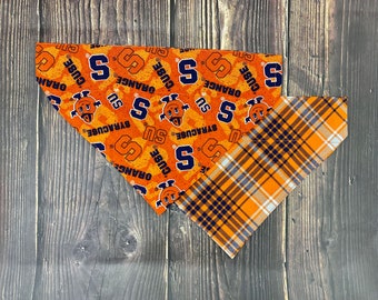 Syracuse University Over the Collar Reversible Pet Scarf