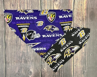 Baltimore Ravens Over the Collar Reversible Pet Scarf