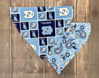 UNC Tar Heels Over the Collar Reversible Pet Scarf