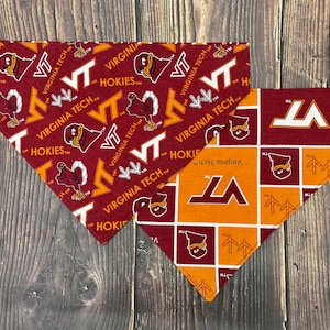 Virginia Tech Hokies Over the Collar Reversible Pet Scarf