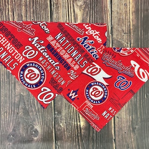 Washington Nationals Baseball Over the Collar Reversible Pet Scarf