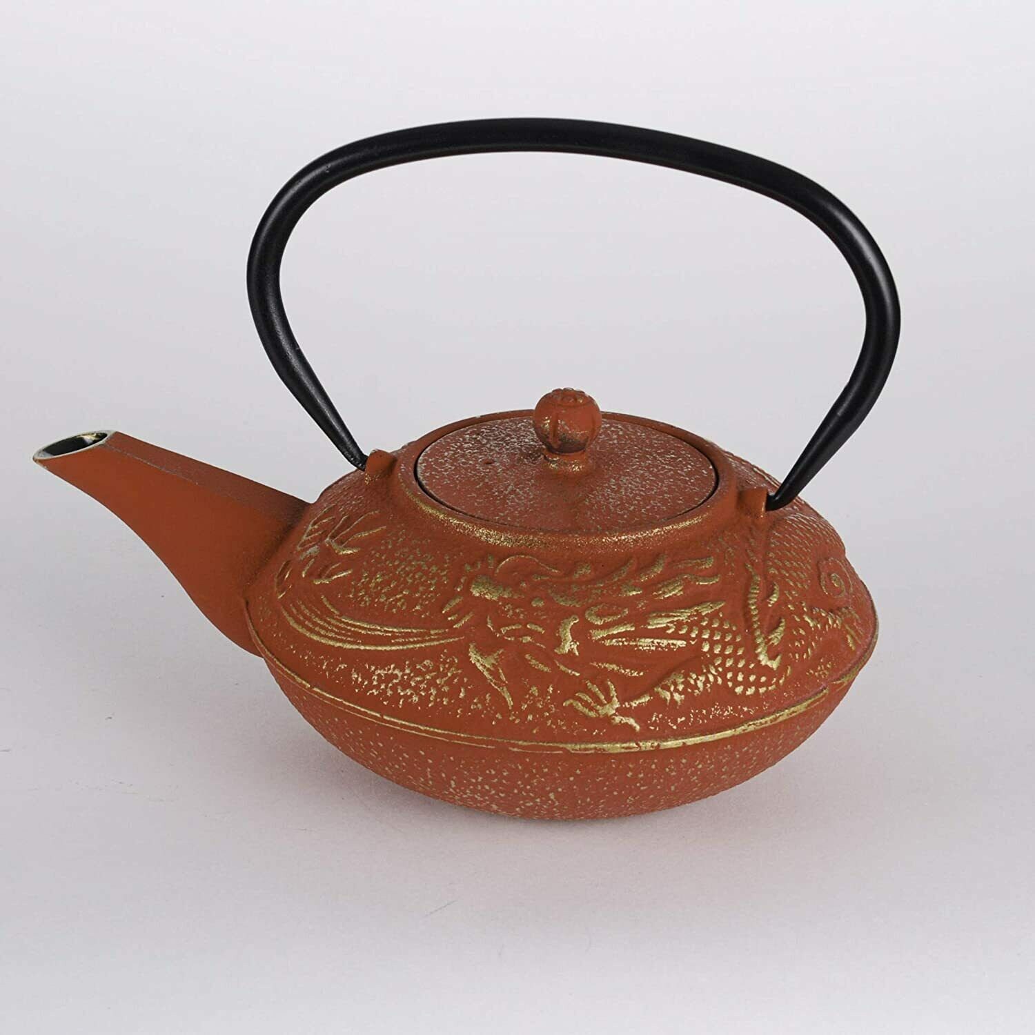 Red Dragon Cast Iron Teapot Set 24 oz w/ Infuser 2 Tazas Etsy