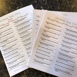Christmas Song Trivia
