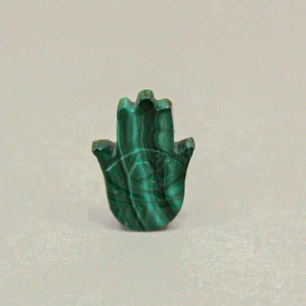 Malachite Hamsa Hand Carving, Evil Eye Hamsa Carved Stone, Hand of God, Wholesale Crystal Carvings