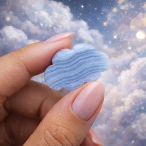 Blaue Spitze Achat Wolke Carving, Natürliche Edelstein Perle, freies Bohren