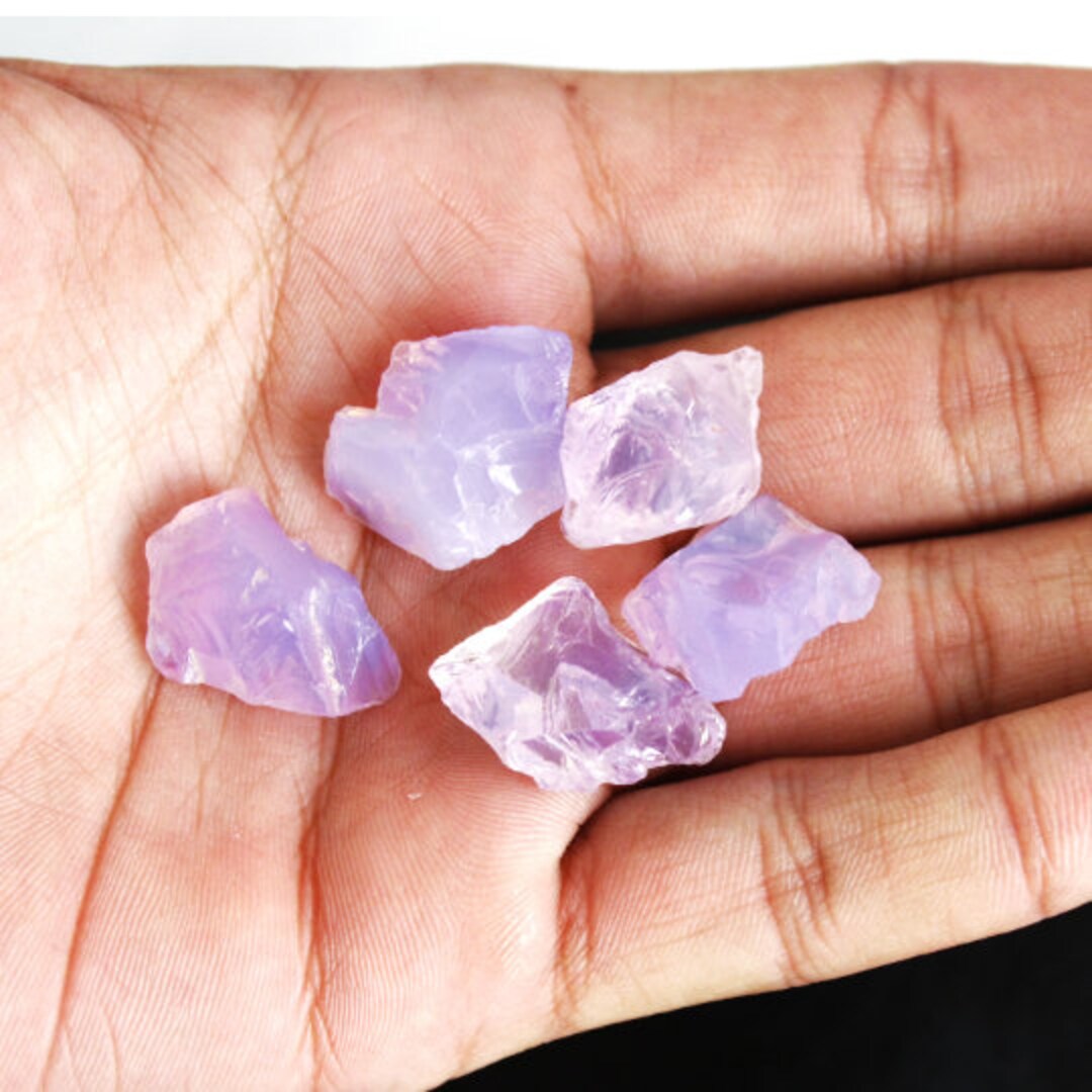 Raw Lavender Quartz, Lilac Pink Lavender Quartz, 8 to 15 Mm Raw Lavender Quartz, Lilac Pink Lavender Quartz, 8 to 15 Mm