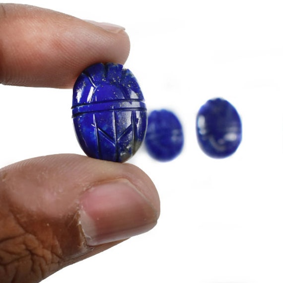 Lapis lazuli scarab deals