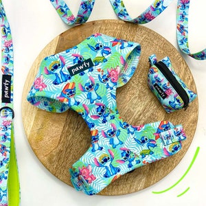 Ohana Dog Harness Custom Dog Harness with Name Personalized Dog Vest Adjustable Dog Harness