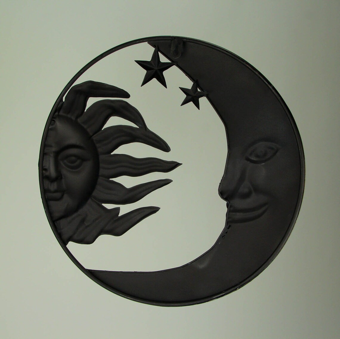 Metal Art Celestial Sun and Moon Indoor Outdoor Wall Decor Etsy