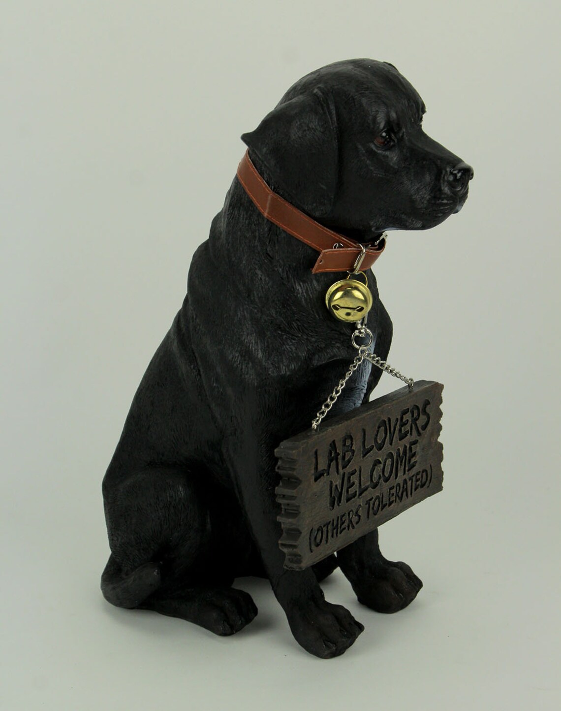 Black Lab Dog Indoor Outdoor Statue with Reversible Etsy