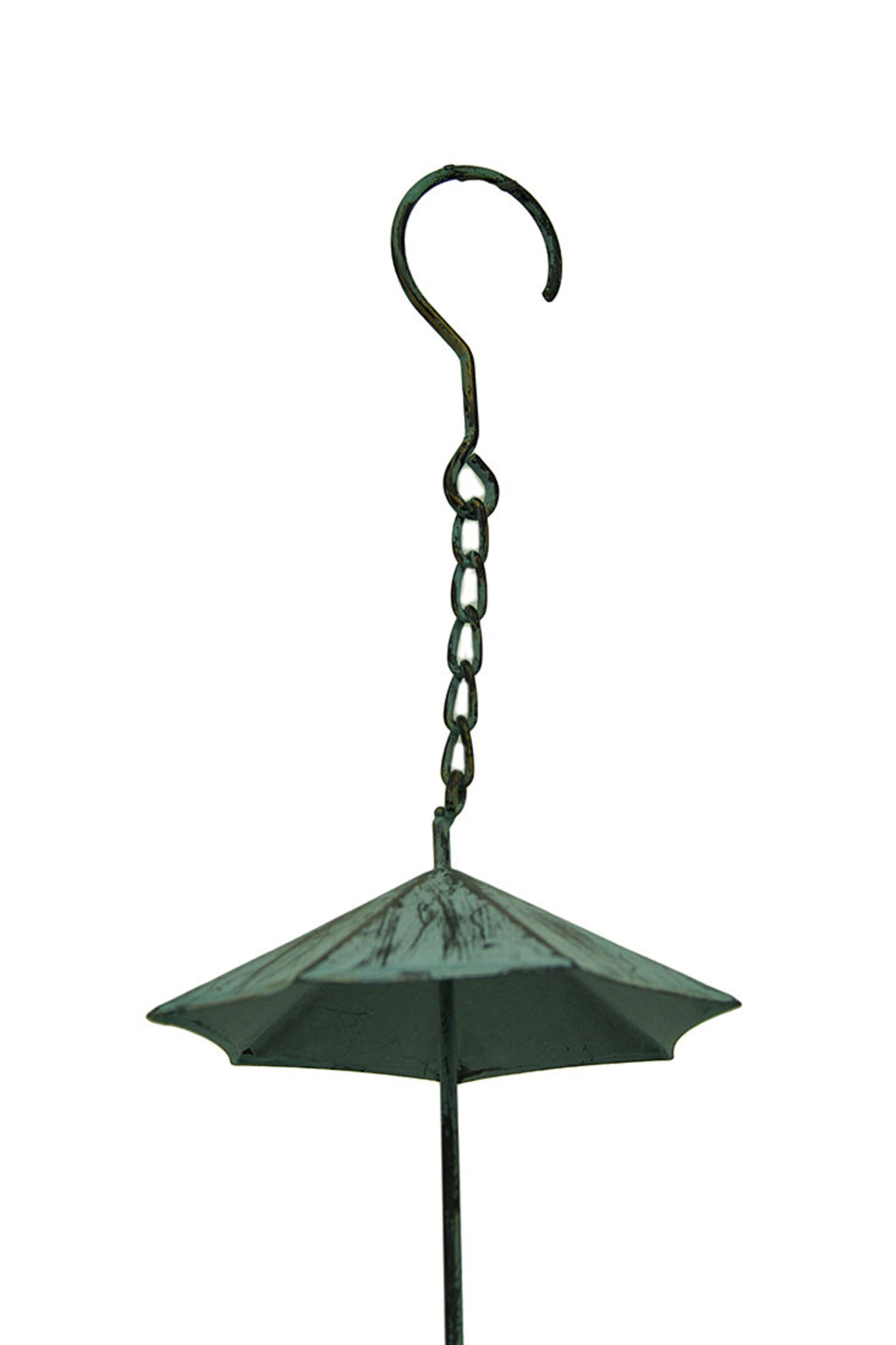 Verdigris Finish Metal Umbrellas Rain Chain W/attached Hanger Etsy