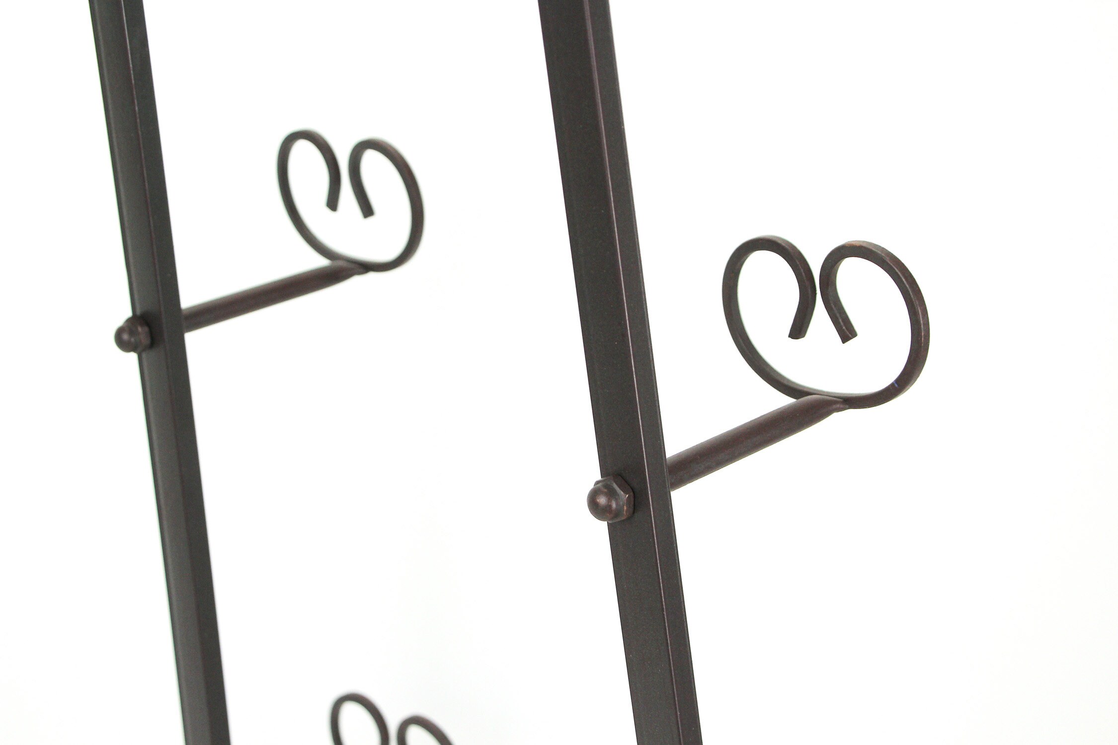 50 Inch Tall Large Wrought Iron Display Picture Easel