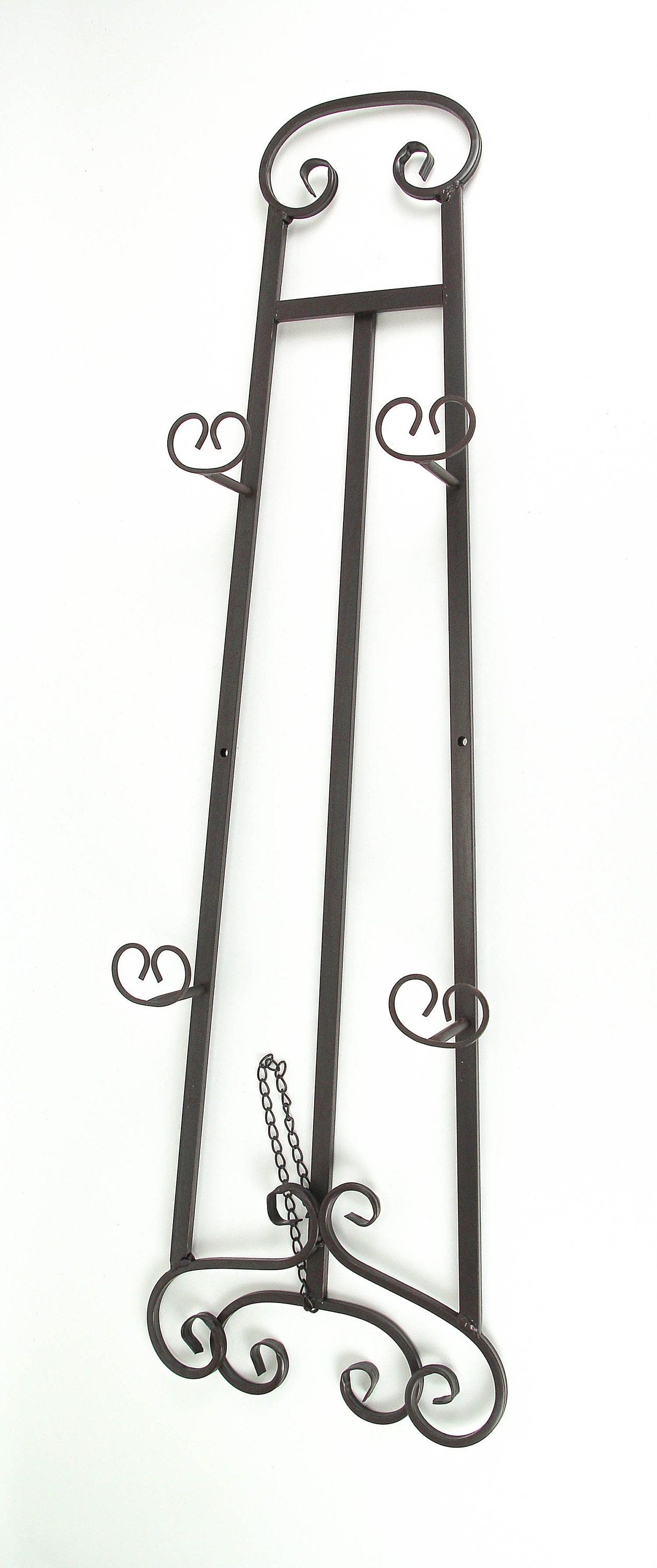 50 Inch Tall Large Wrought Iron Display Picture Easel