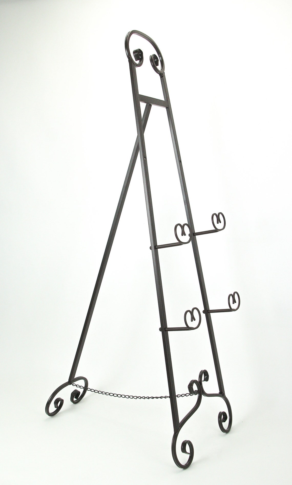 50 Inch Tall Large Wrought Iron Display Picture Easel