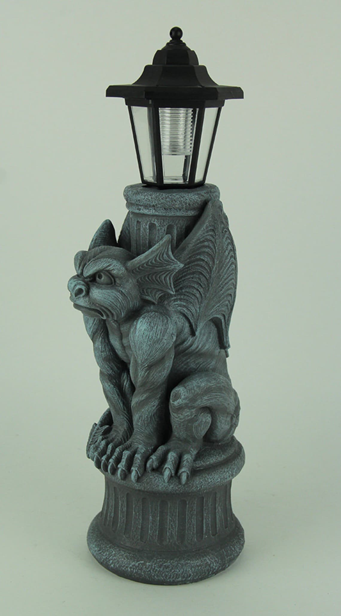 Gardien Gargoyle LED Solar Light Garden Sculpture Etsy
