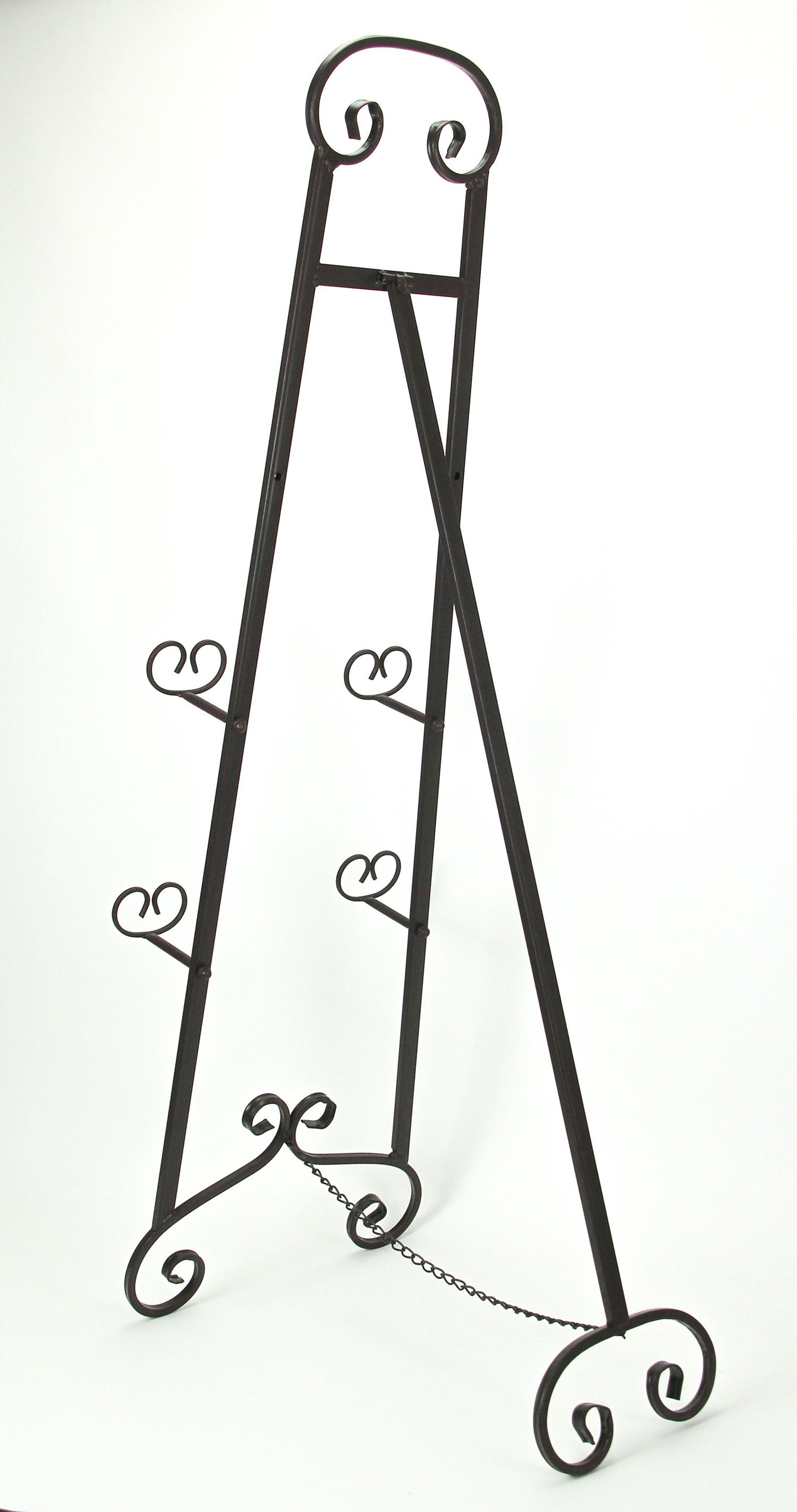 50 Inch Tall Large Wrought Iron Display Picture Easel