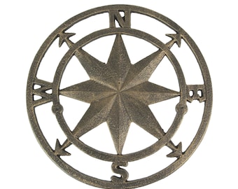 Vintage compass rose soap box
