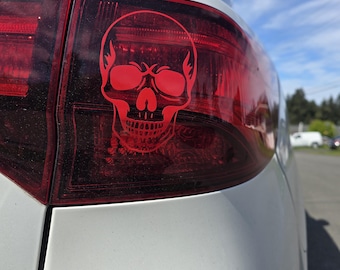 Skull Taillight decals