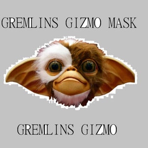 On Sale 25% Off New Halloween GREMLINS GIZMO Latex Deluxe Mask TOTS  Free Shipping Item Is A Item can be repainted, redesigned or rehauled.