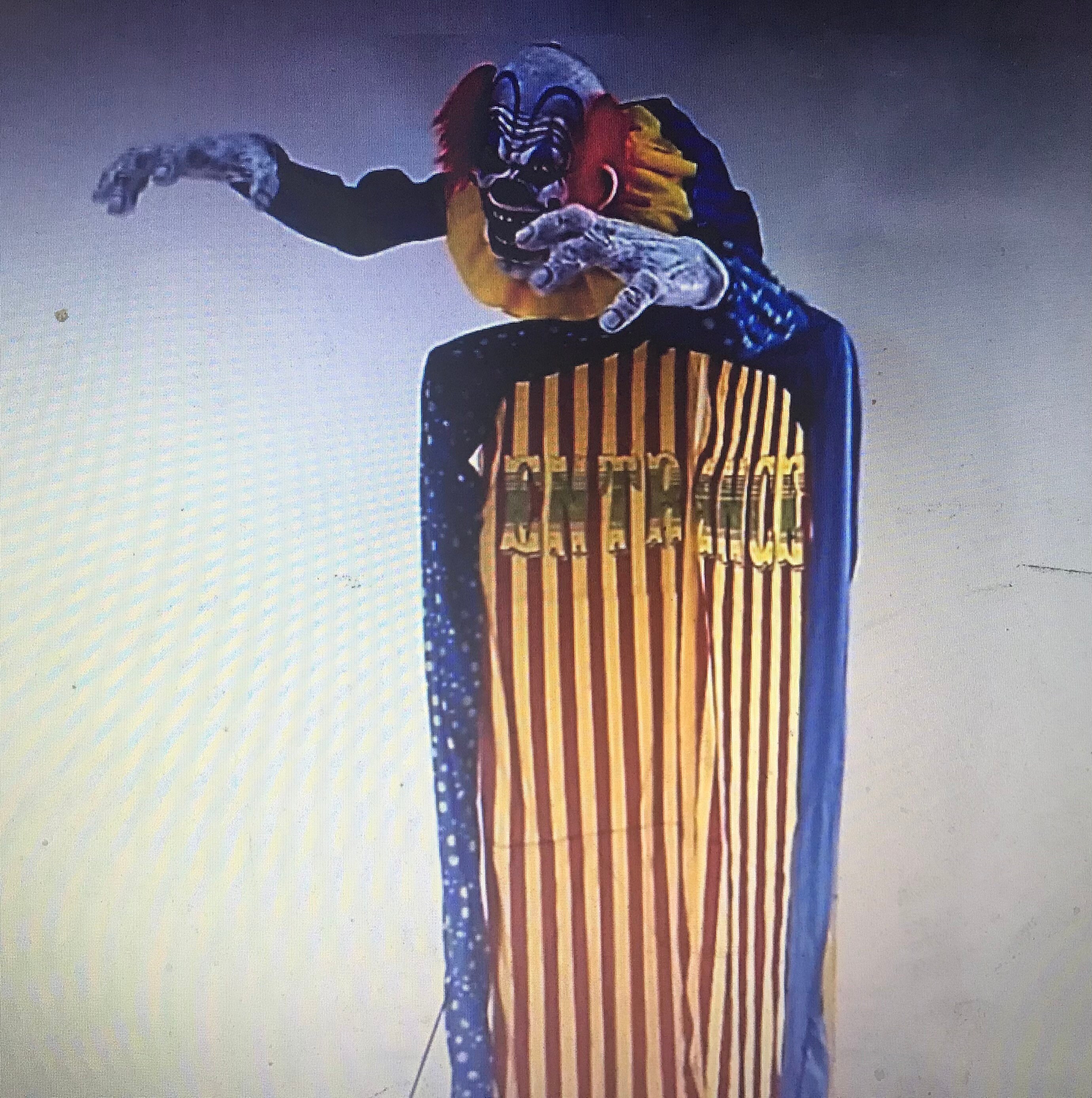 NEW Halloween Animated LOOMING CLOWN Archway Walkthrough Prop Haunted