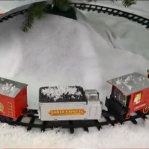 Jumbo santa's express train hot sale smoke