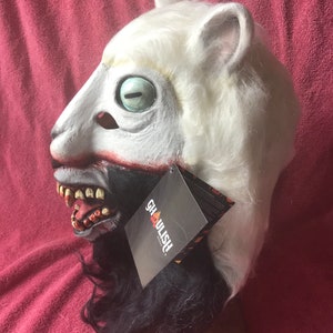 Halloween Costume For Man Wolf Realistic Latex Mask Animal Scared