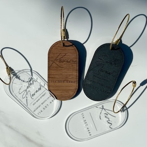 Luggage Tags | Bag Name |  Personalized Diaper Bag Baby Tag | Wedding Engaged Engraved Travel Gift |  Favor Mother&#39;s Day