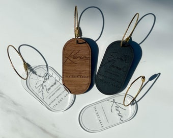 Personalized Engraved Luggage Tag | Diaper Bag Tag, Travel Gift