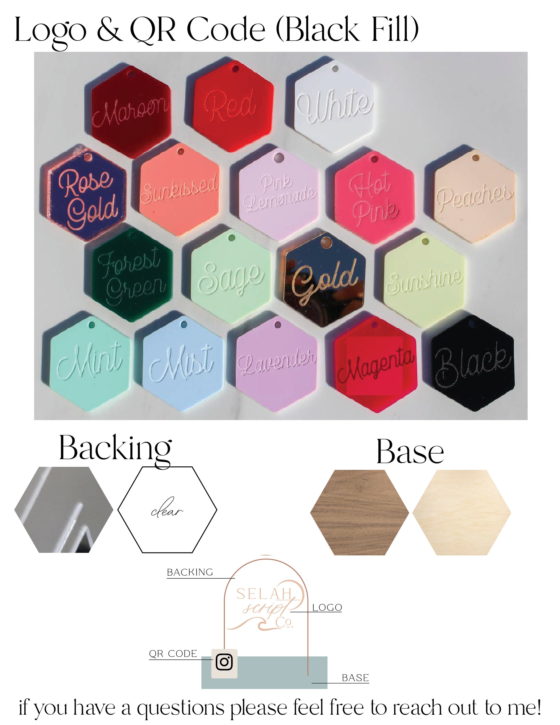 Customizable Arch Logo Business Sign With QR Codes | Personalized Logo ...