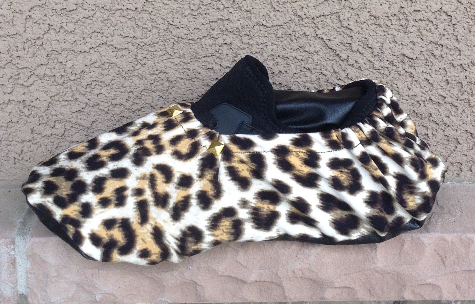Studded Cheetah Bowling Shoe Covers Etsy