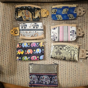 Coins Purse - Elegant Elephants