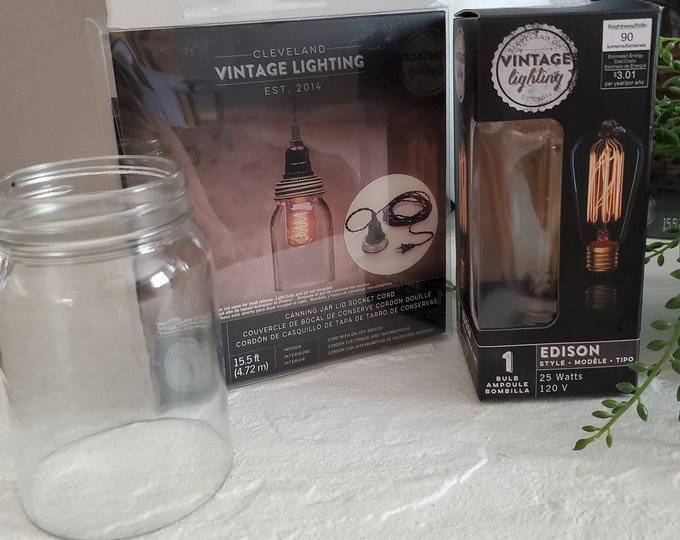 Indoor Lighting Ayven Products - Pendant Light Kit For Mason Jars Indoor Lighting Ayven Products - Pendant Light Kit For Mason Jars