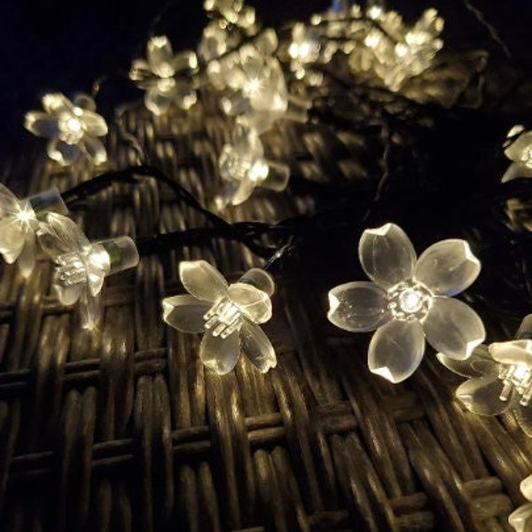 Solar Cherry Blossom/Sakura Flower String Light