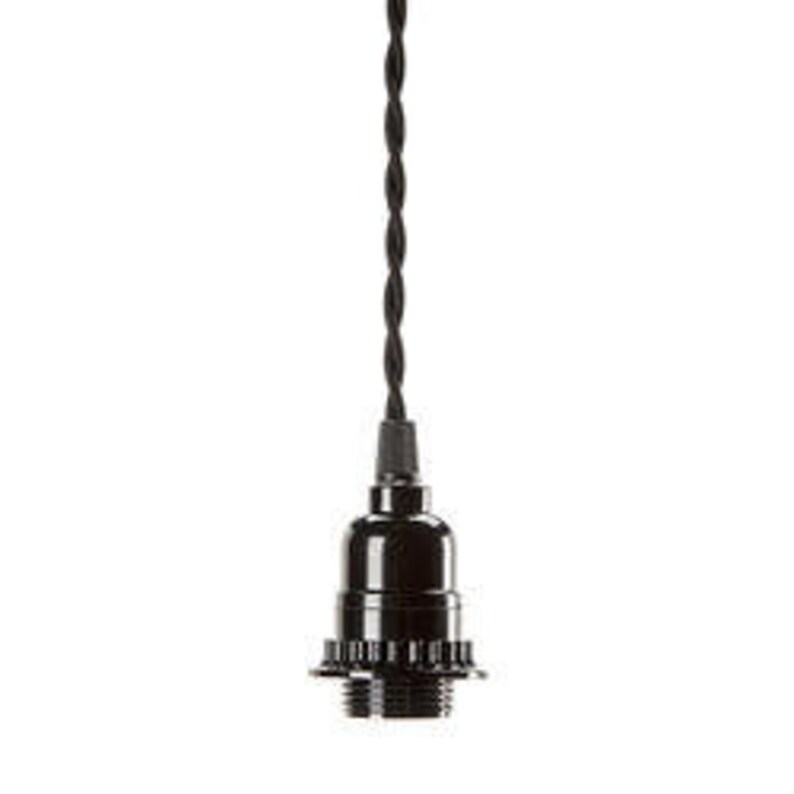 PlugIn Swag Pendant Light Single Socket Cord Industrial Etsy