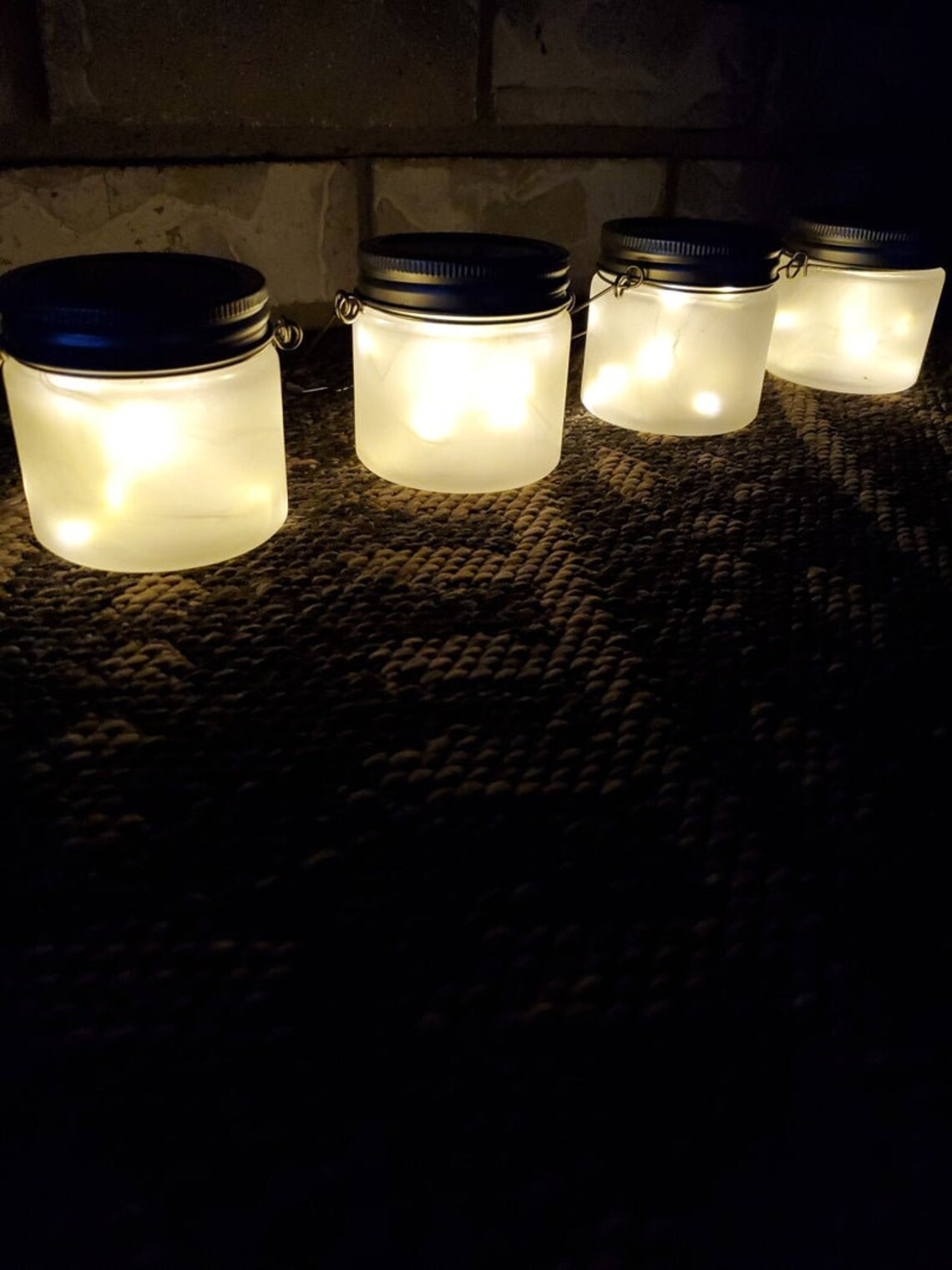 Set of 6 Canning Jar Solar Lids Mason Jar Solar Lights Etsy