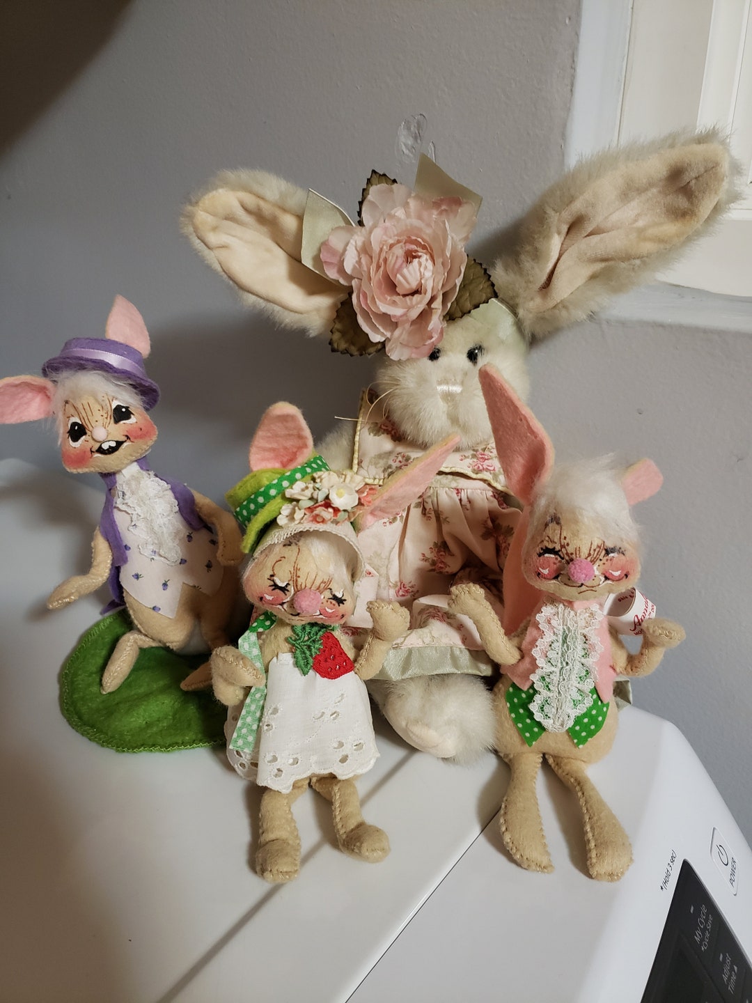 Annalee Easter Rabbits, Bunnies, Collectible Dolls, 1960s - Etsy