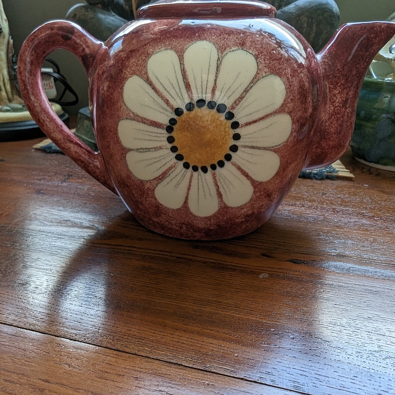 Daisy Tea Pot - Etsy