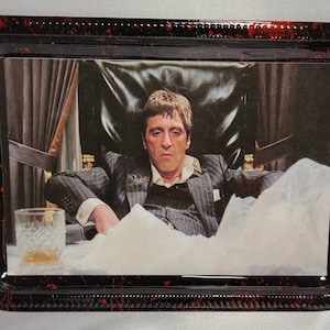 Scarface Tony Montana rolling tray set