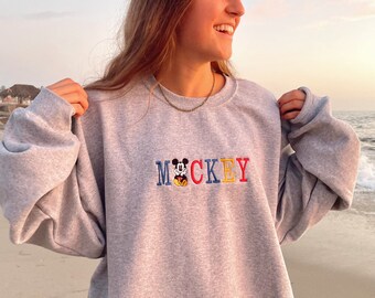 Disney Mickey Mouse Custom Embroidered 