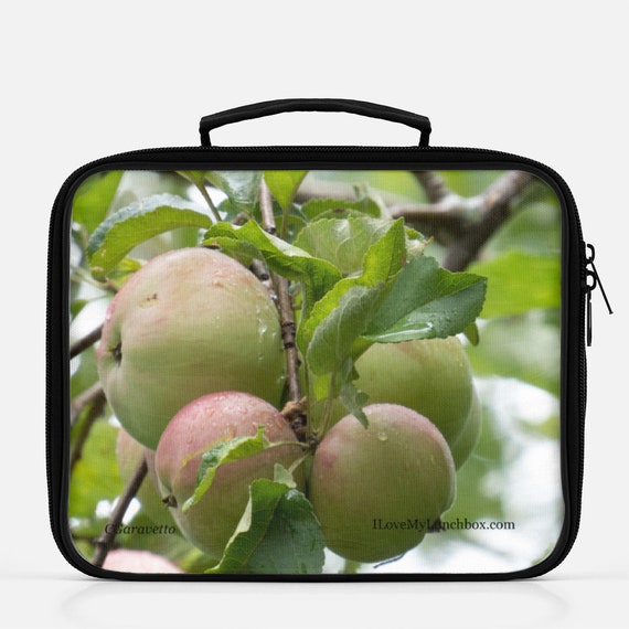 Fresh Apples From the Tree Photo on a Lunch Box Tote Bag 