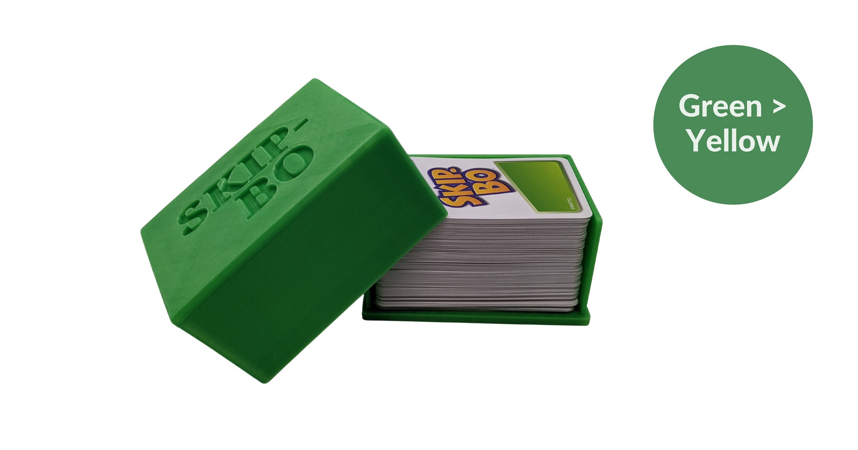 Skip Bo Card Game, Gift For Kids And Adults, Storage Tin Box