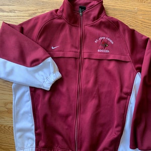 St. John Fisher College Nike Soccer Team Warmup Jacket XL Excellent condition image 1