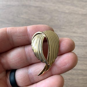 Vintage 1950&#39;s Beau Sterling SIlver Gold Tonę MCM Brooch Jewelry Pin