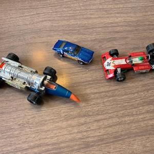 Vintage Lot Of 2 Corgi Die-Cast Surtees Swedish Jet Dragster & Hot Wheel Car