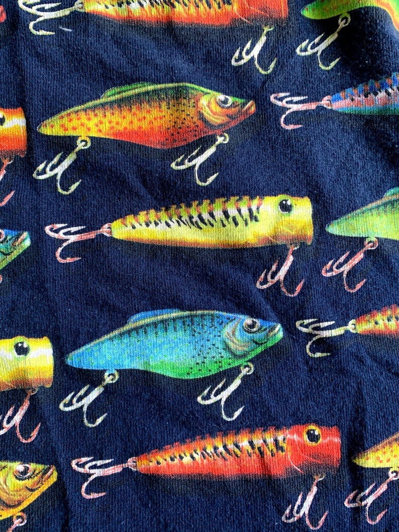 Wood Fishing Lure Tshirt Crazy Cool Distressed TShirt Etsy