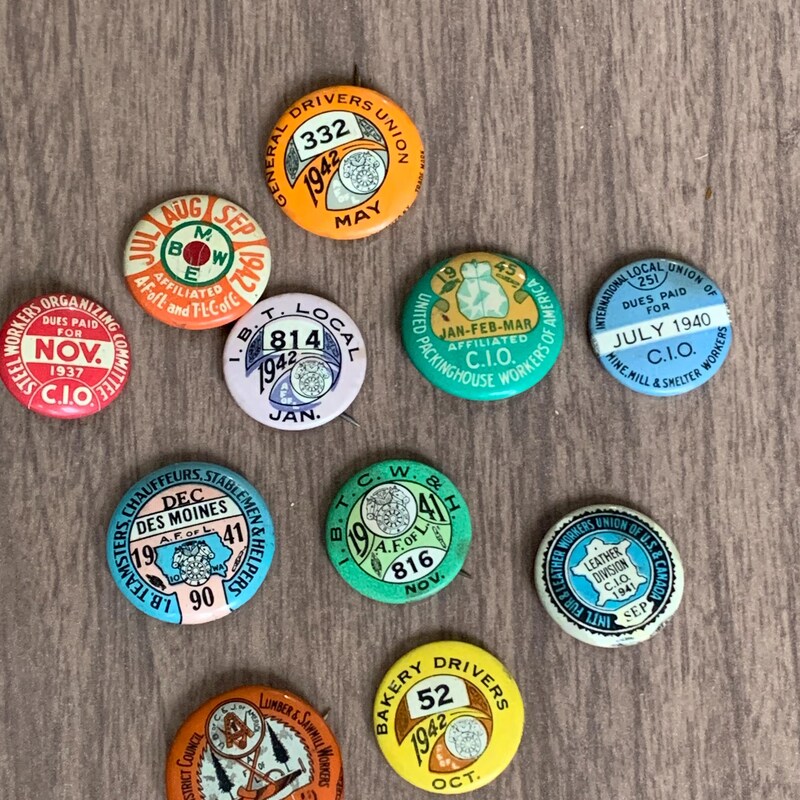 Equity Union Button Pin Union Pin - Etsy