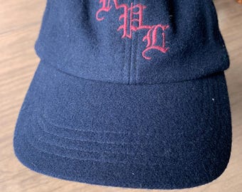 Vintage PRL Polo Ralph Lauren Wool Baseball Hat Large Size