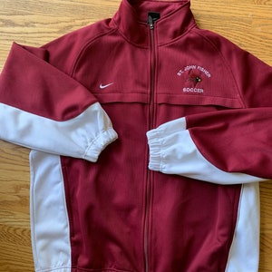 St. John Fisher College Nike Soccer Team Warmup Jacket XL Excellent condition image 2