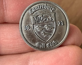 1972 Golf Ball Marker for the US Open Golf Championship Golf Ball